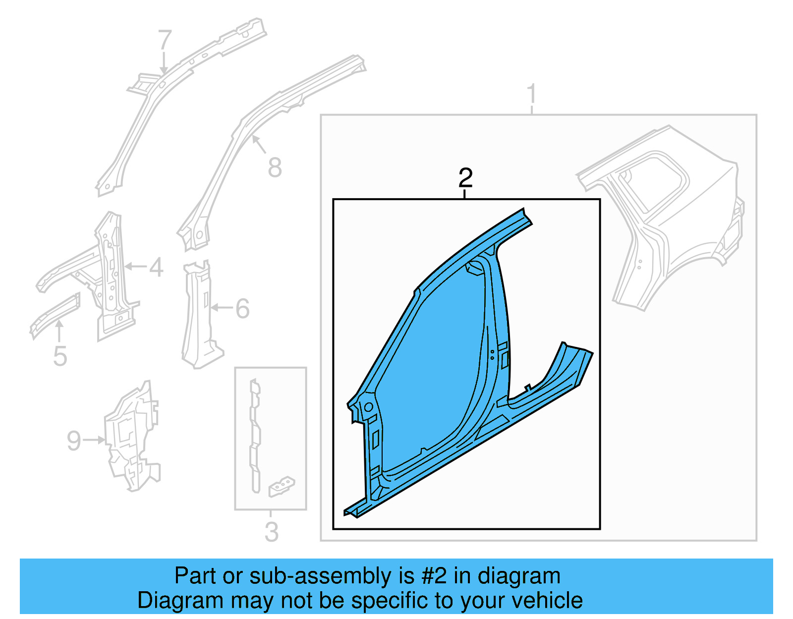 Aperture Panel 7P6-809-835-A - View 9