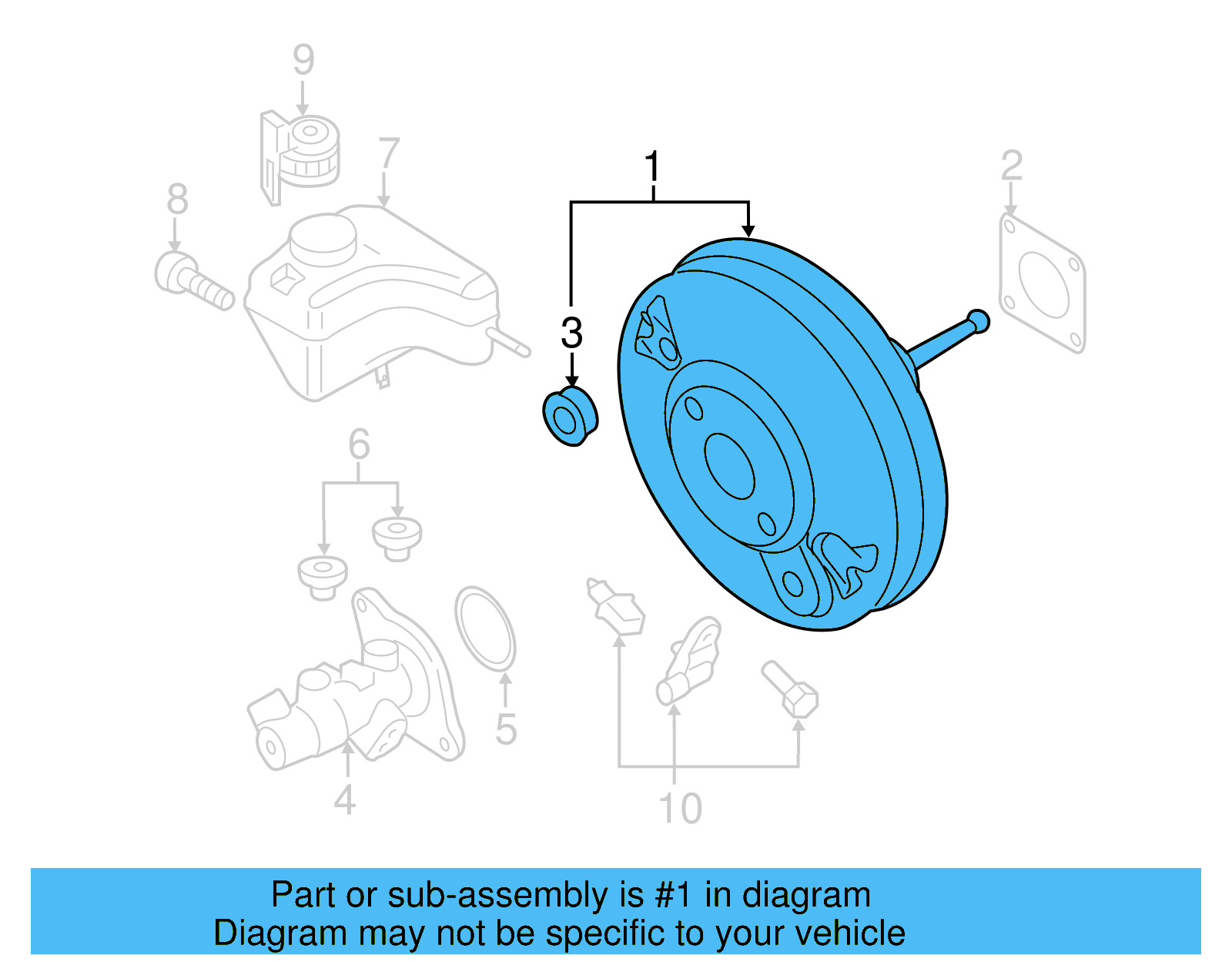 Booster Assembly 1K1-614-106-AQ - View 4