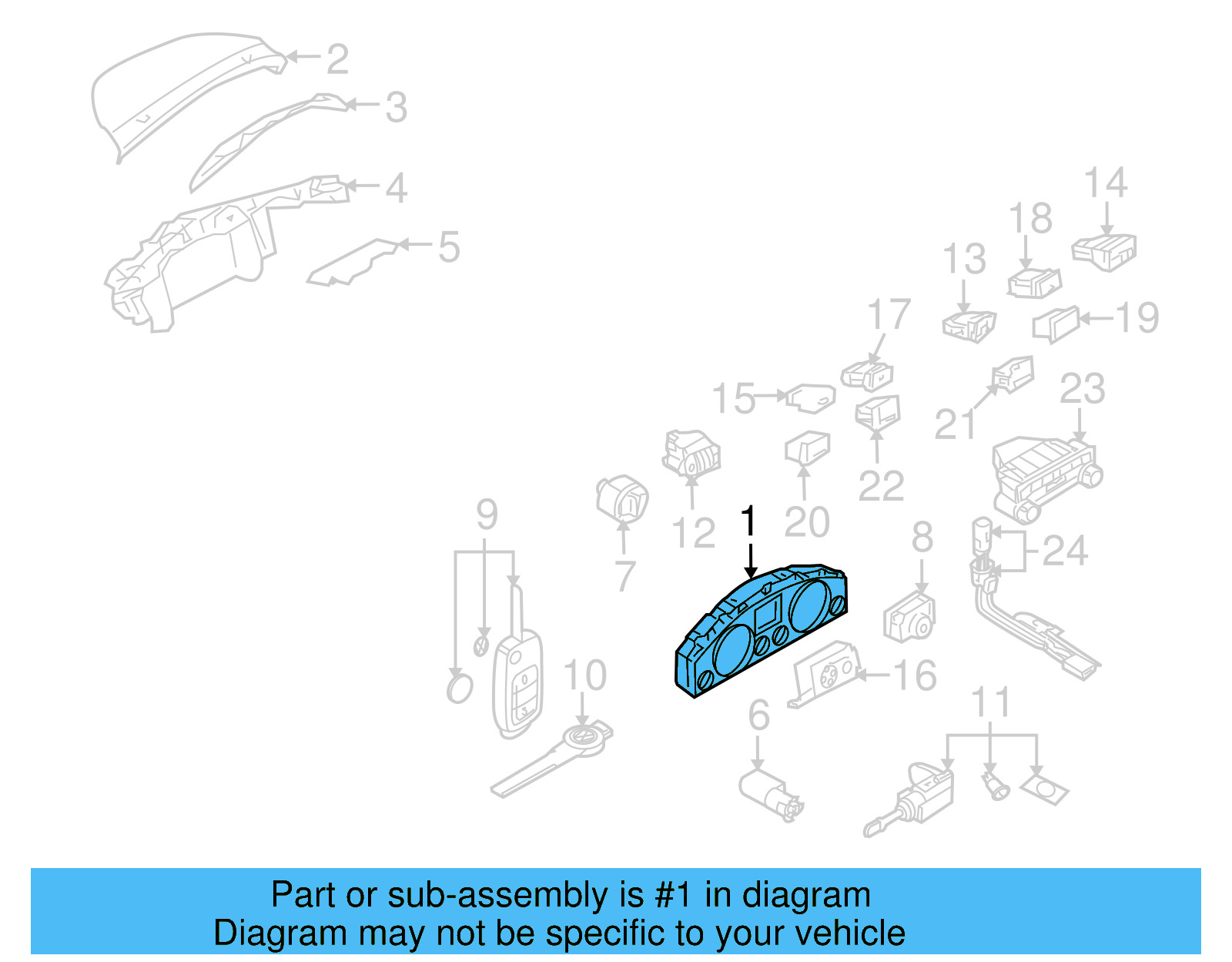 Cluster Assembly 7L6-920-980-MX - View 4
