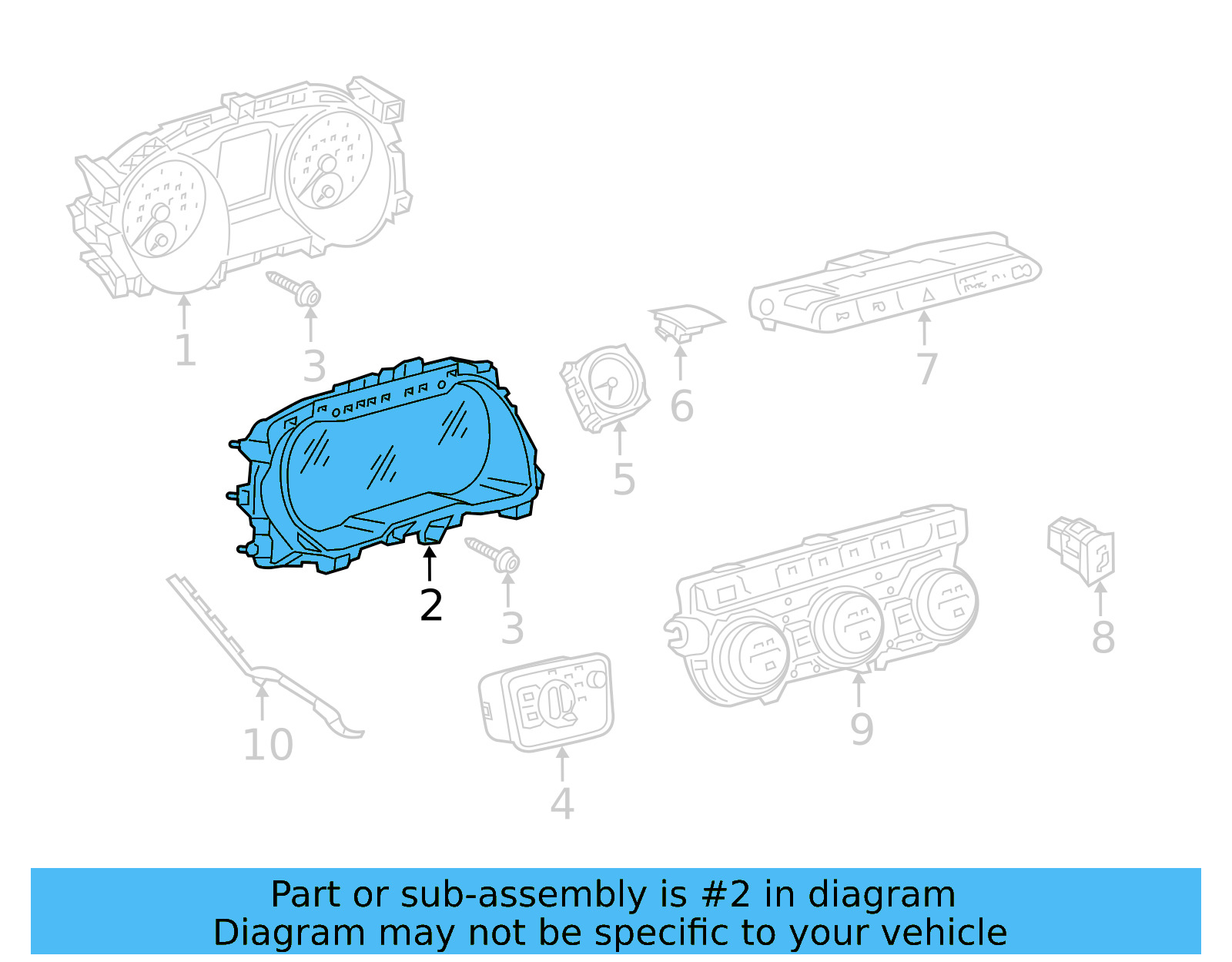 Instrument Cluster 3G0-920-890-E - View 14