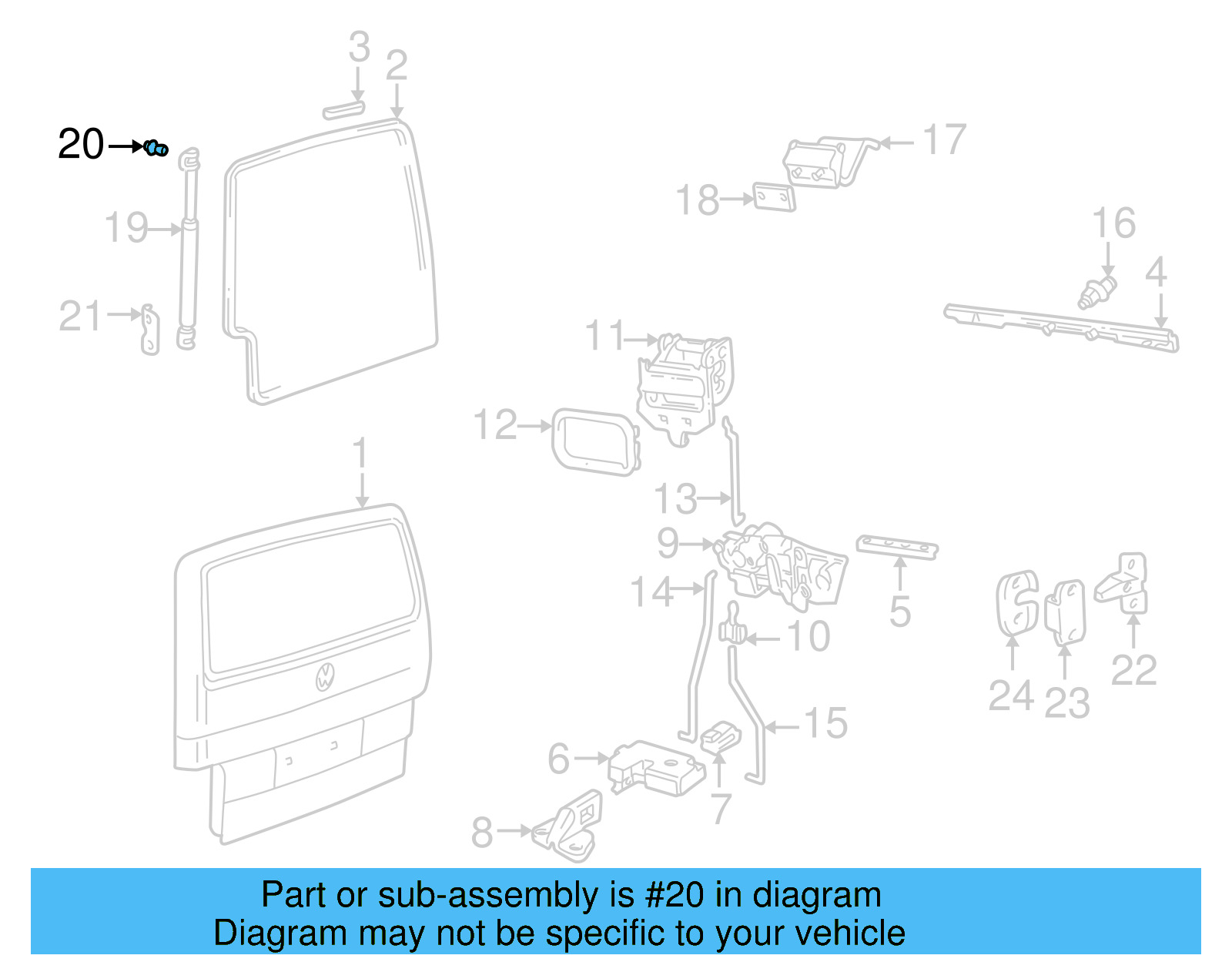 Lift Cylinder Mount Stud 701-827-439-B - View 2
