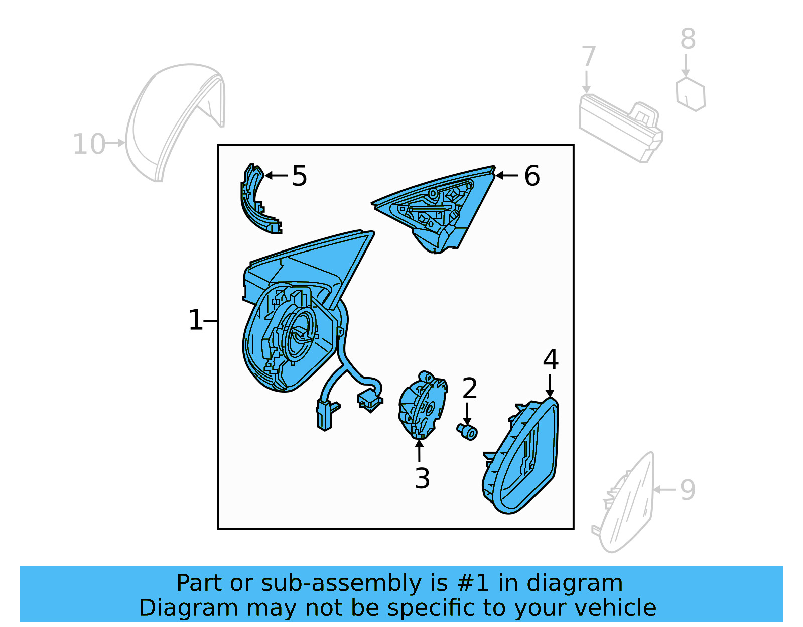 Mirror Housing 17A-857-507-AP-9B9 - View 4