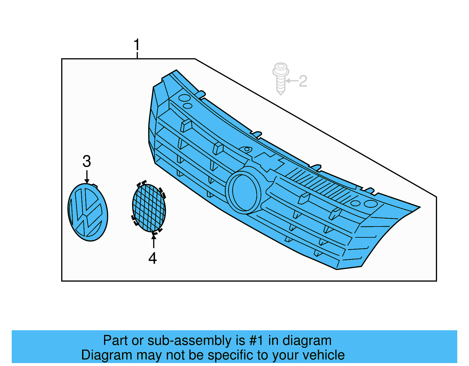 Grille 561-853-651-C-OQE - View 2