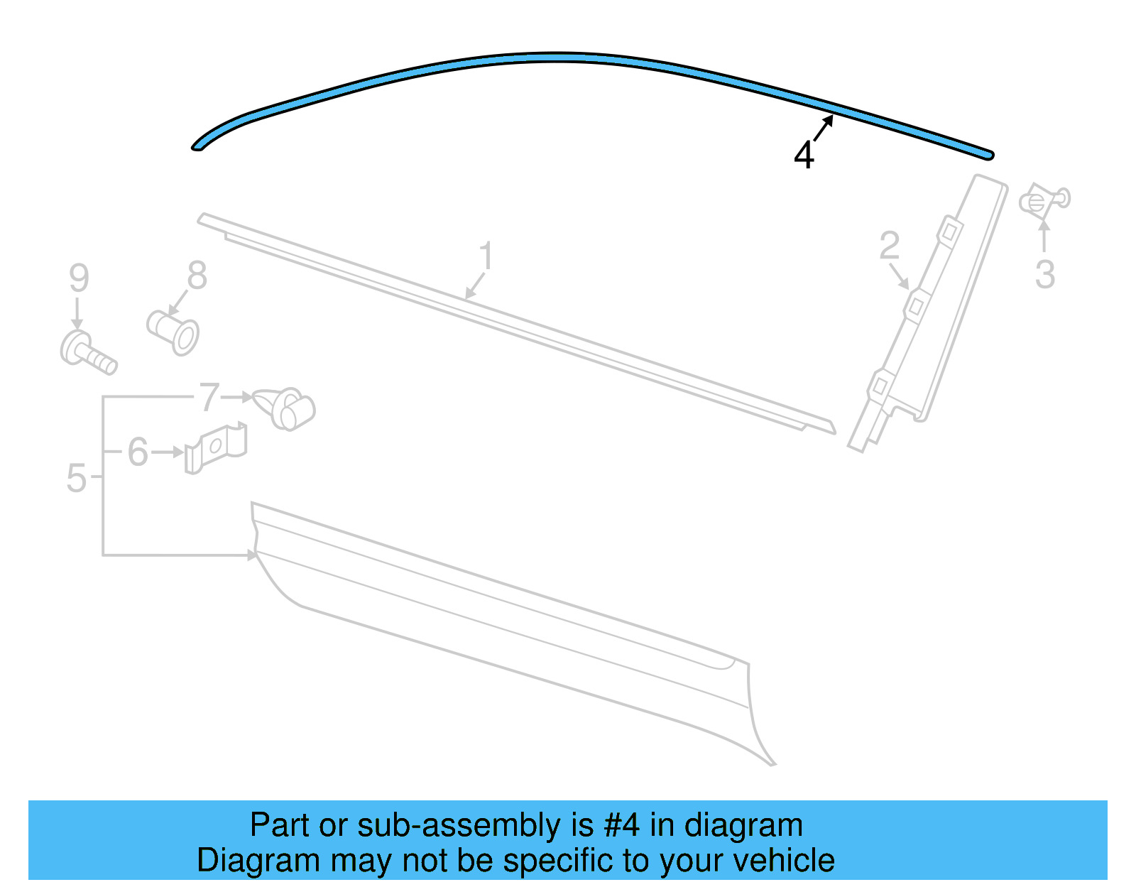 Reveal Molding 3CN-837-643-2MG - View 2