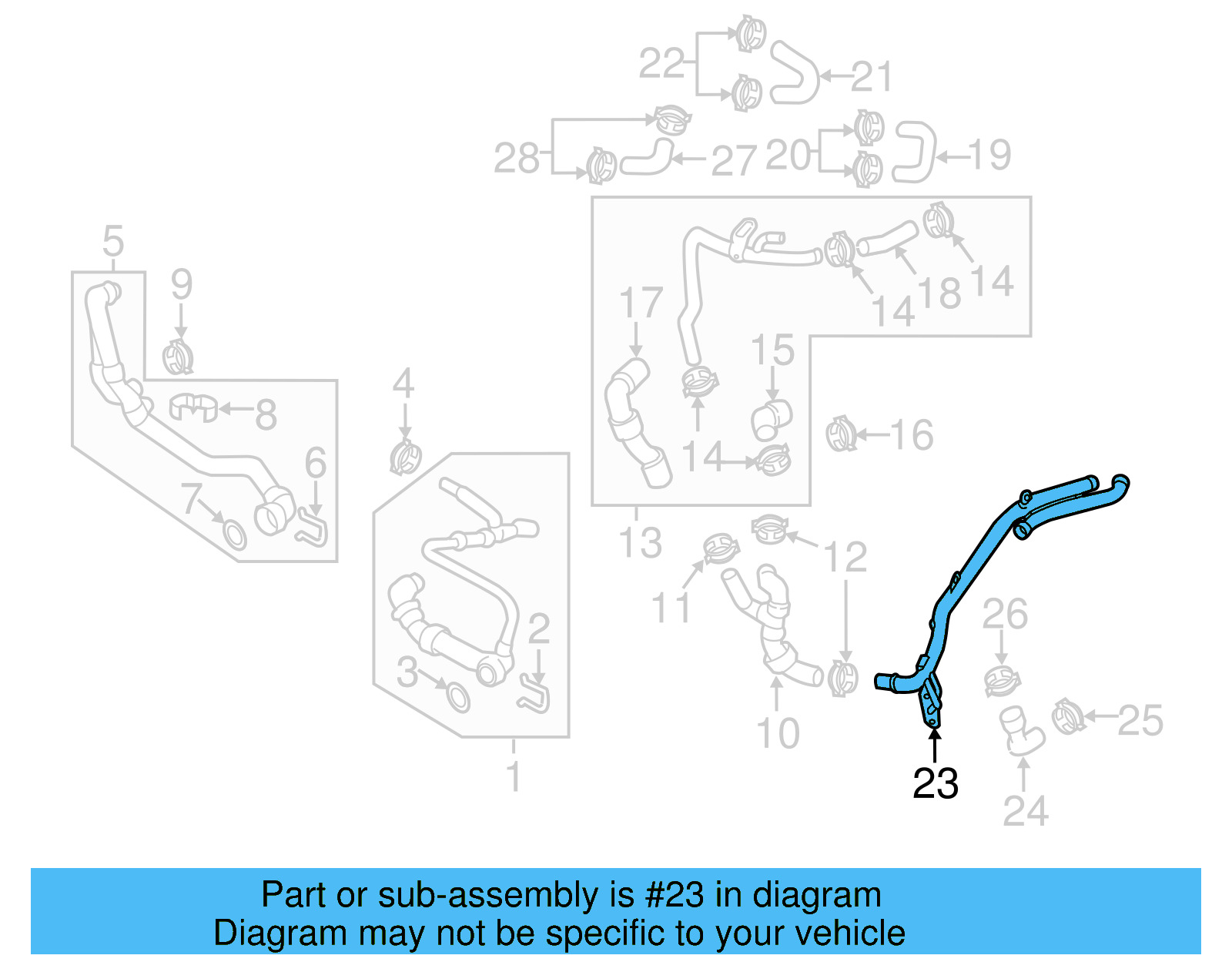 Tube 5Q0-121-070-AF - View 14