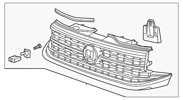 Grille Assembly 3CM-853-651-N-LDB - View 8