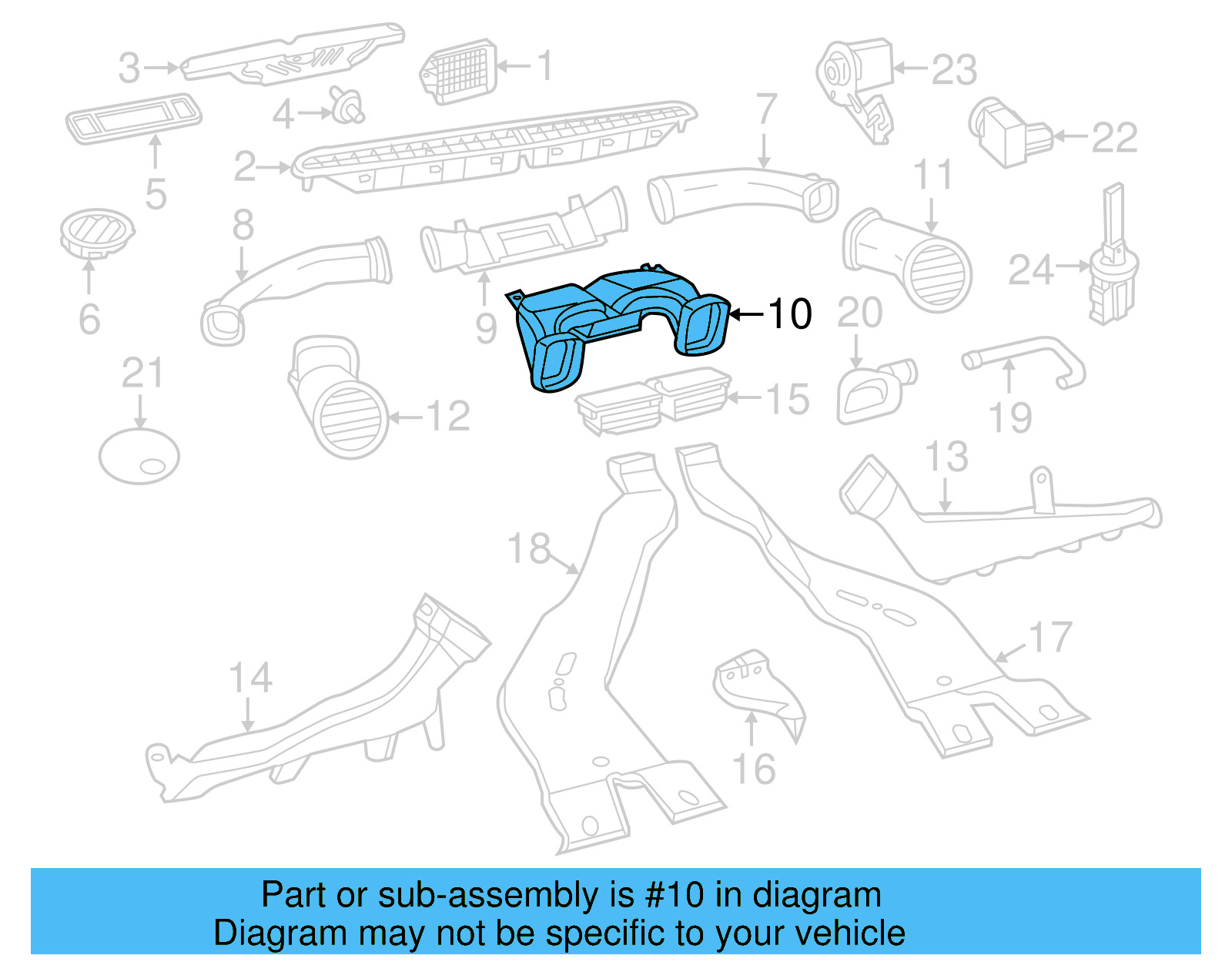 Air Distributor 5C1-857-280-A - View 4