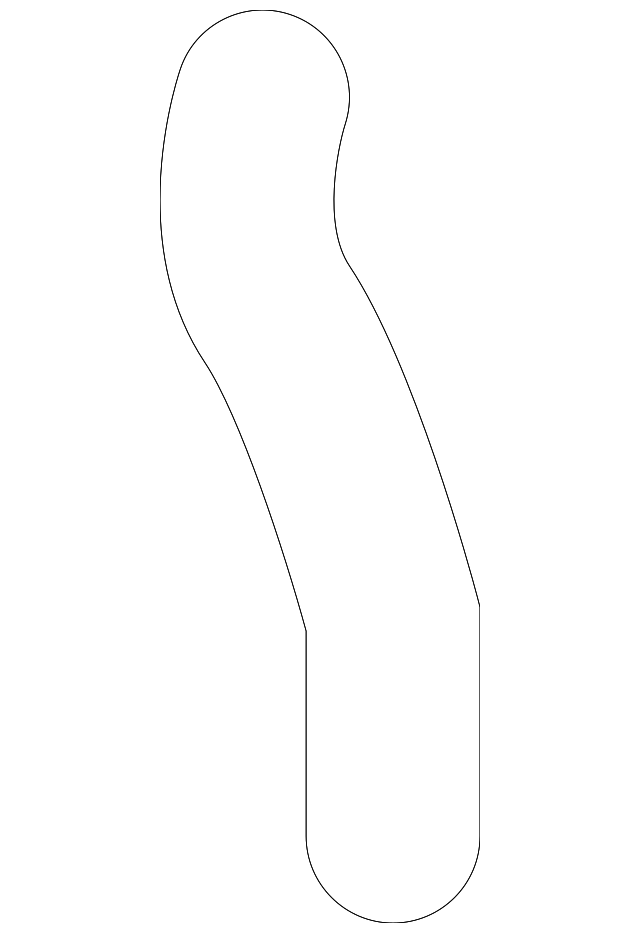 Lower Hose 1K0-121-051-M - View 3