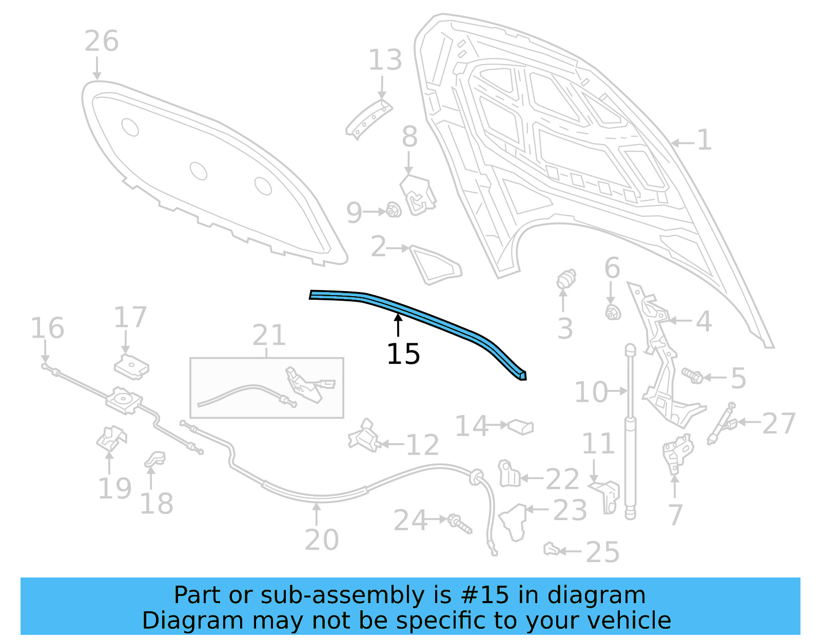 Seal To Cowl 3G8-823-723 - View 3