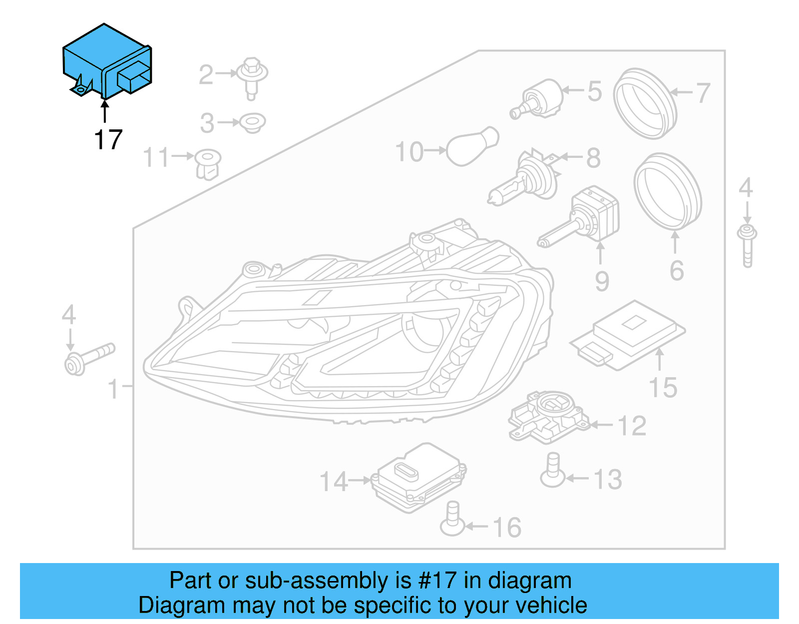 Control Module 5M0-907-357-F-Z0L