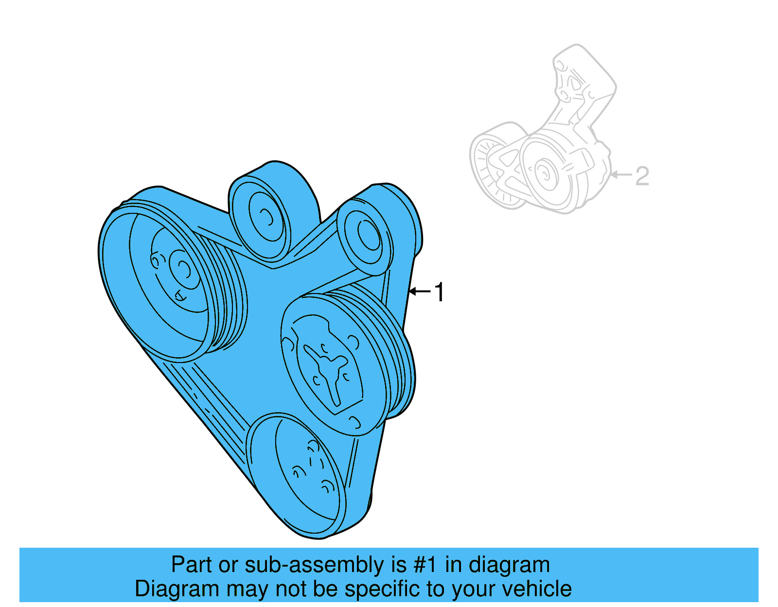 Serpentine Belt 06A-145-933-D - View 4