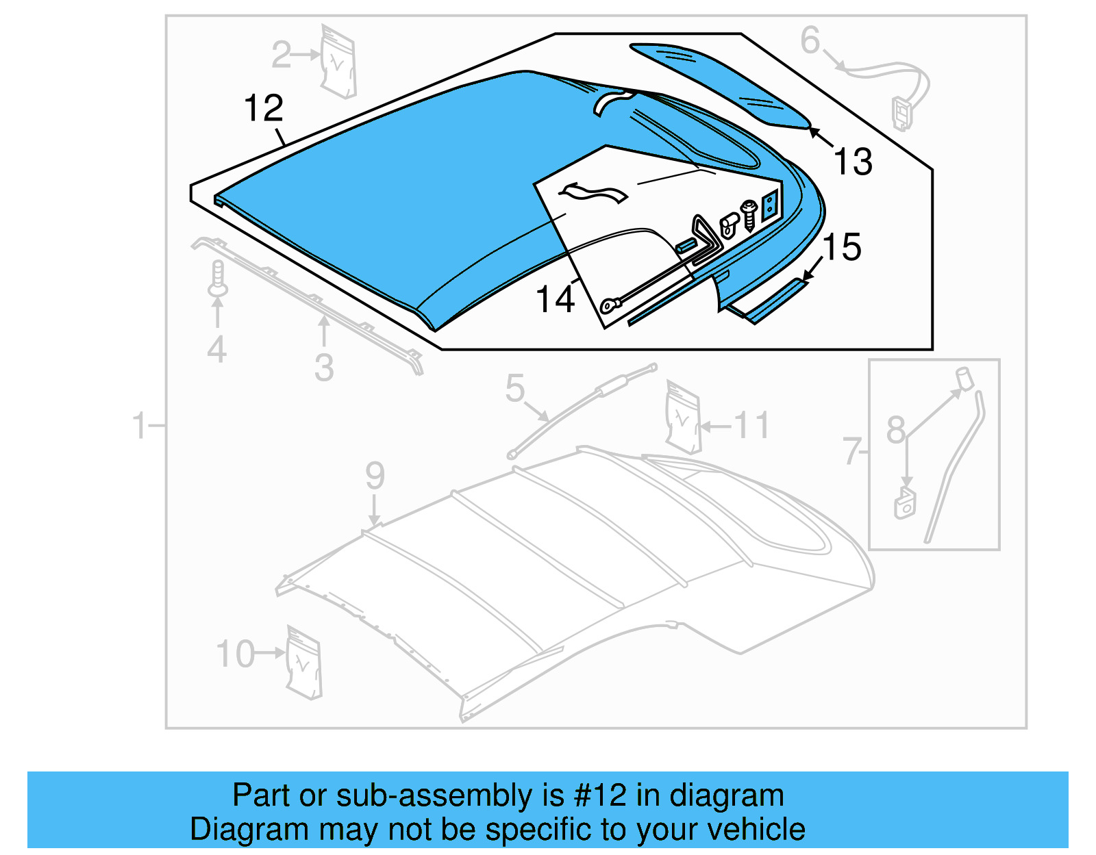 Top Assembly 5C3-871-036-B-C90 - View 4