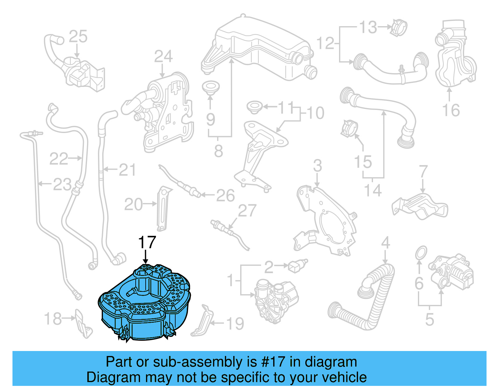 Vapor Canister 1K0-201-797-C - View 19