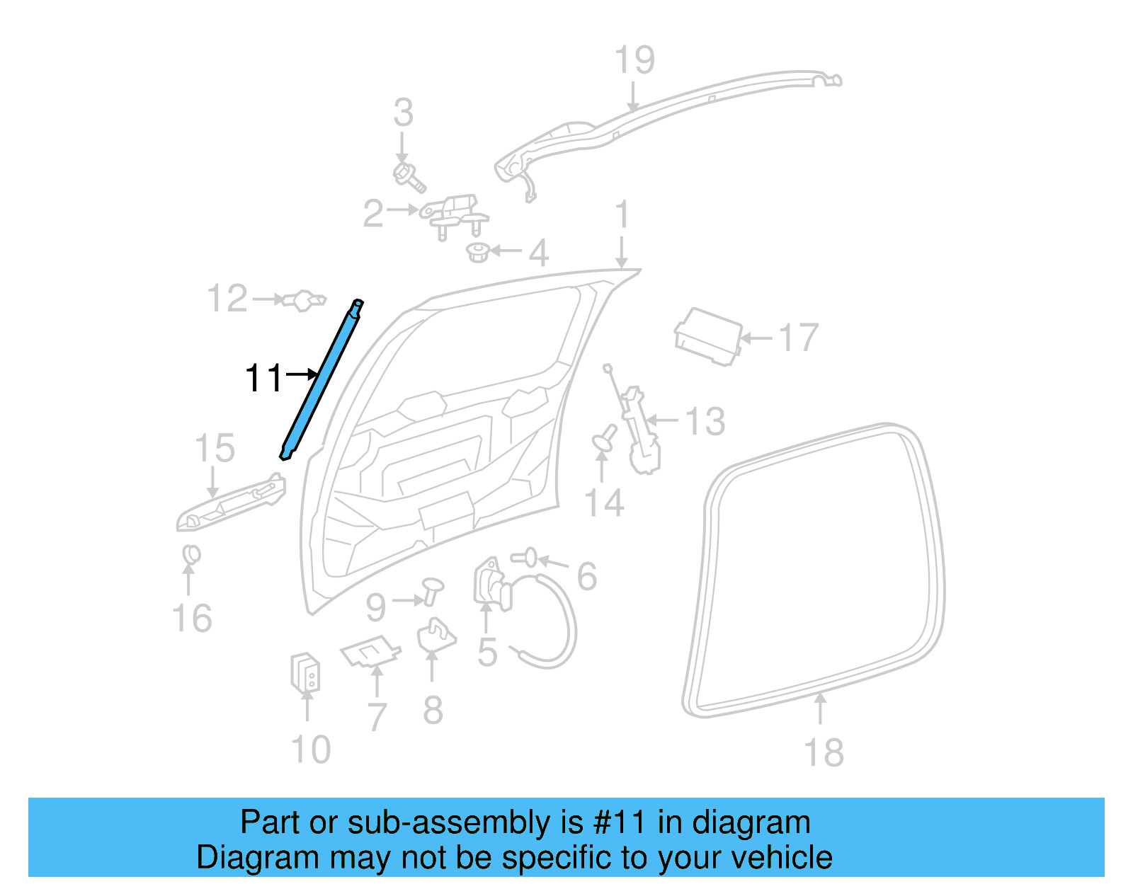 Support Strut 7B0-827-551-C - View 2