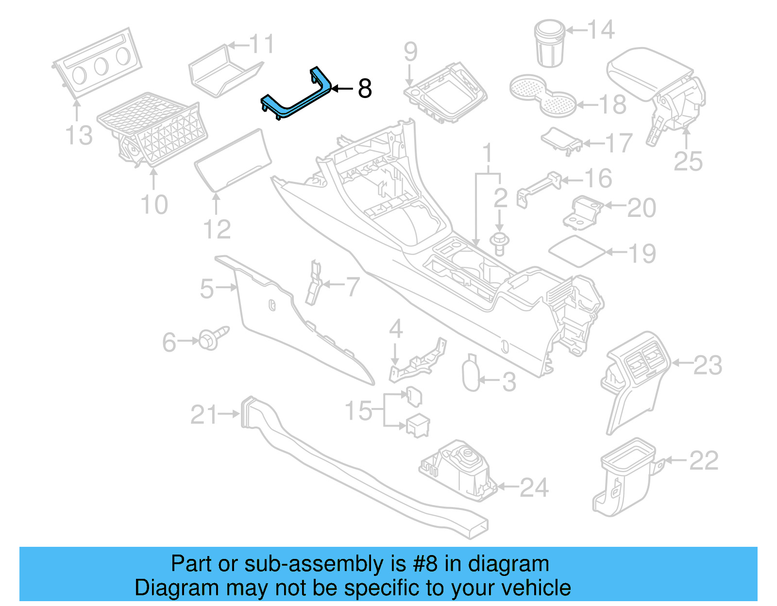 Front Trim 5GM-864-148-1QB - View 6