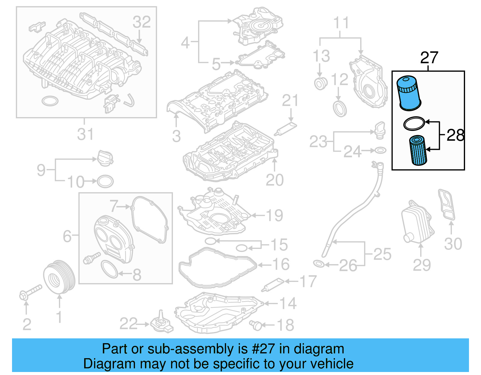Filter Housing 06L-115-401-D - View 2