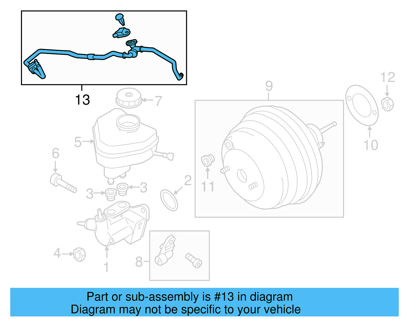 Vacuum Hose 7P0-611-932-AN - View 6