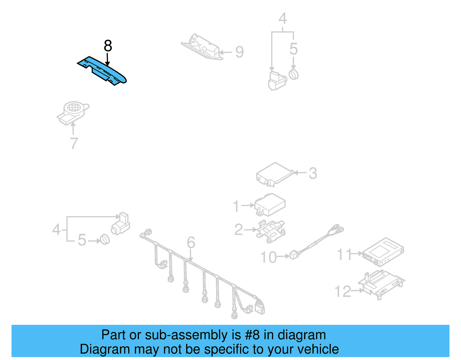 Display Unit 7L6-919-473-G - View 3