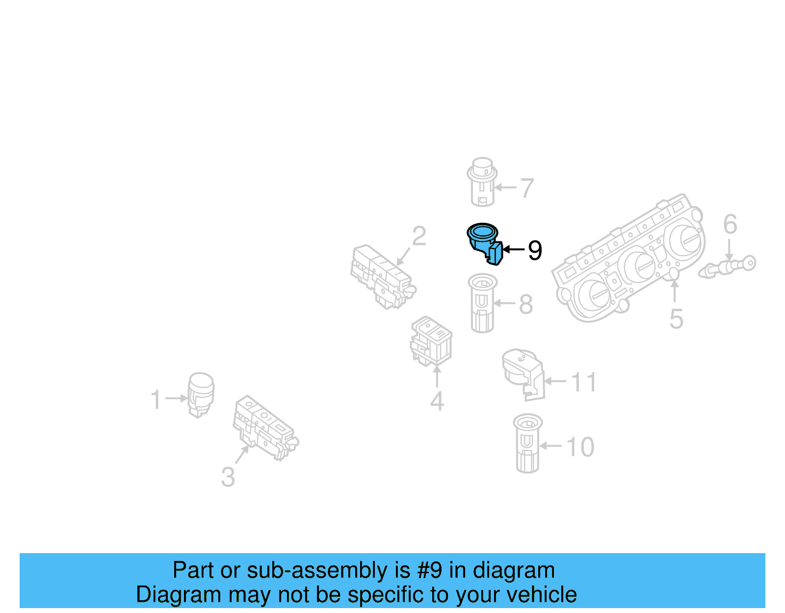Housing Sleeve 5Q0-919-341 - View 2