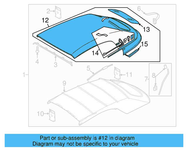 Top Assembly 5C3-871-036-B-C90 - View 5