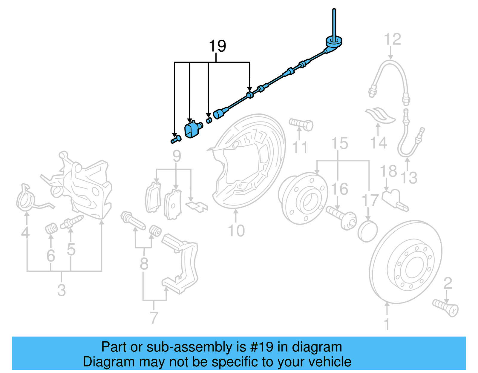 ABS Sensor Wire 1K0-927-904-AR - View 7