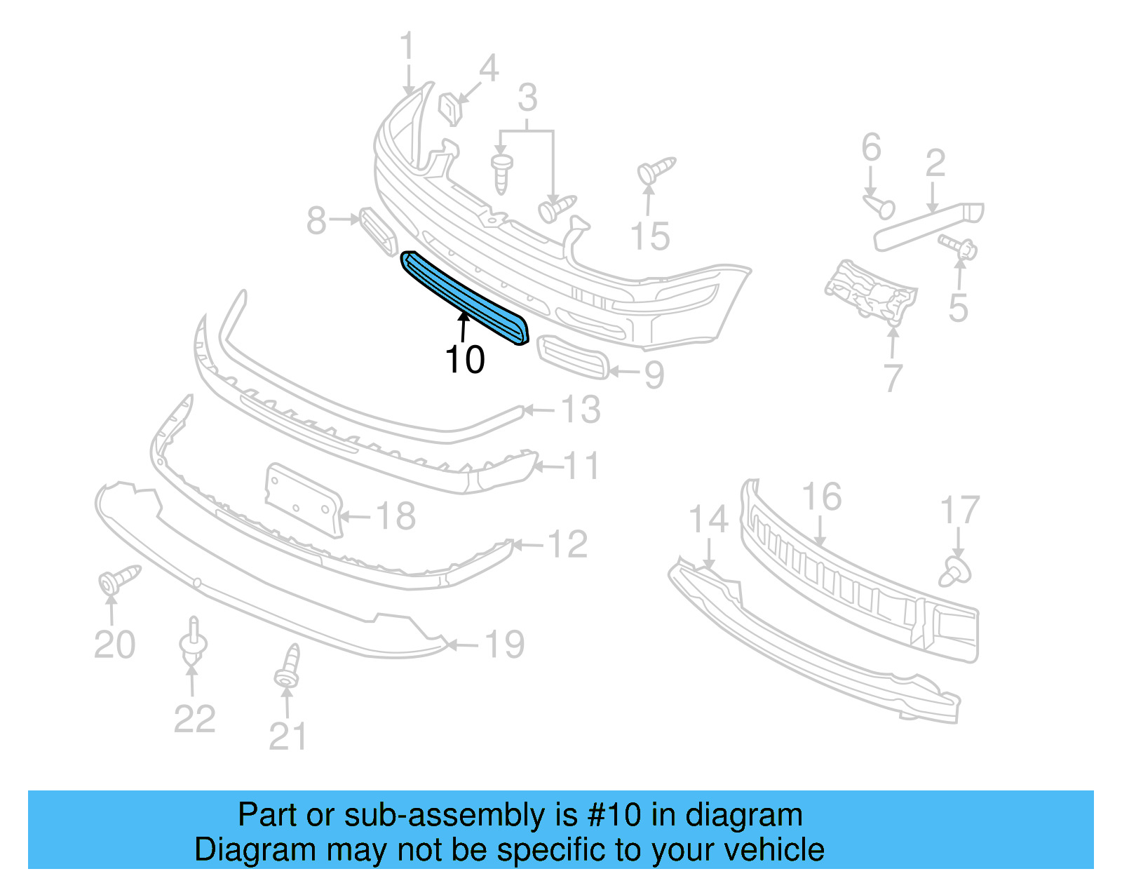Grille 1J5-853-677-C-B41 - View 15