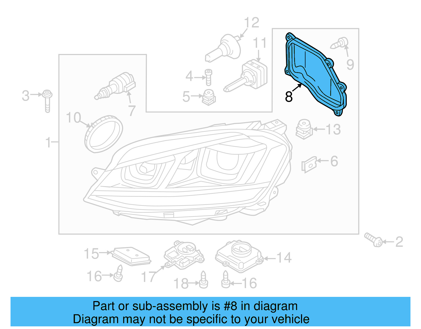 Rear Cap 5G0-941-608
