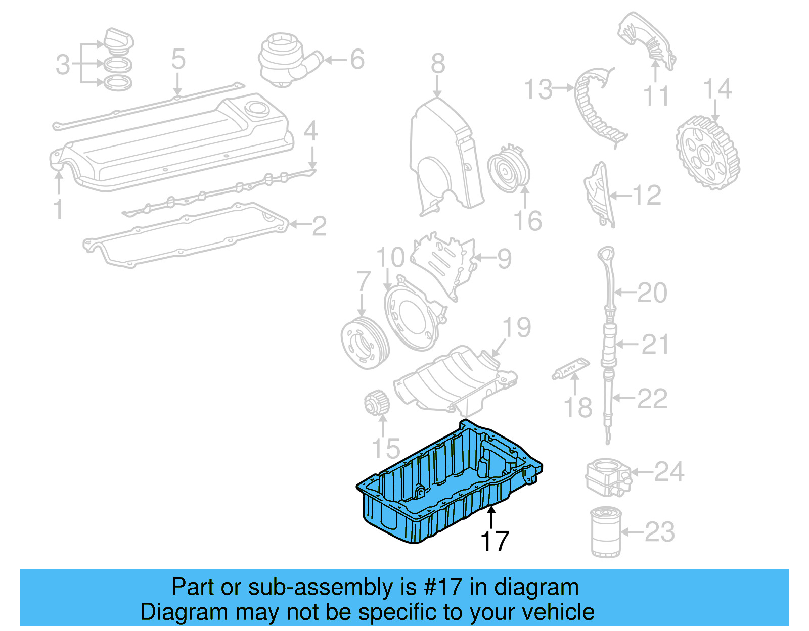 Oil Pan 06A-103-601-T - View 5