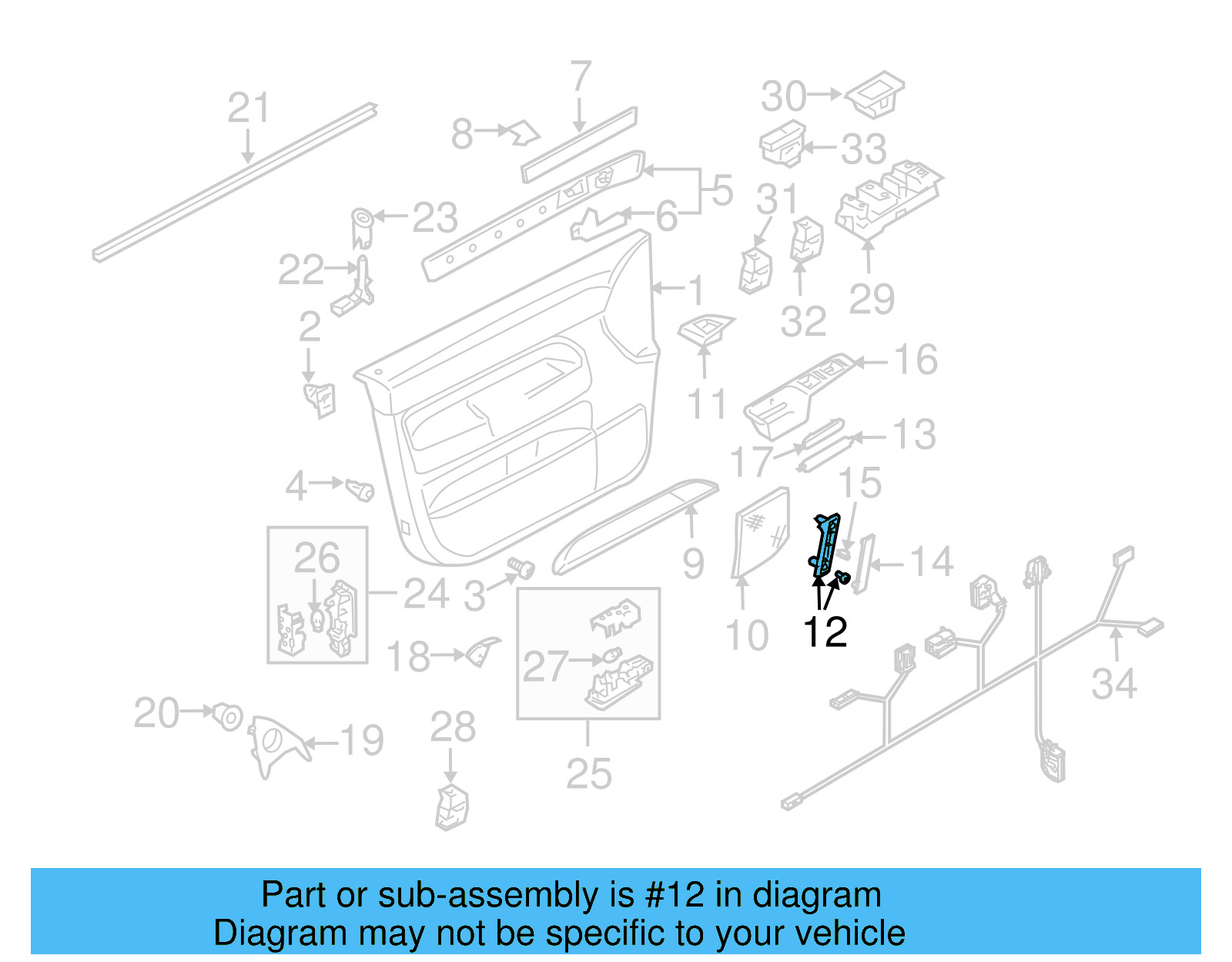 Pull Handle 7L6-867-180-B-2V4 - View 2
