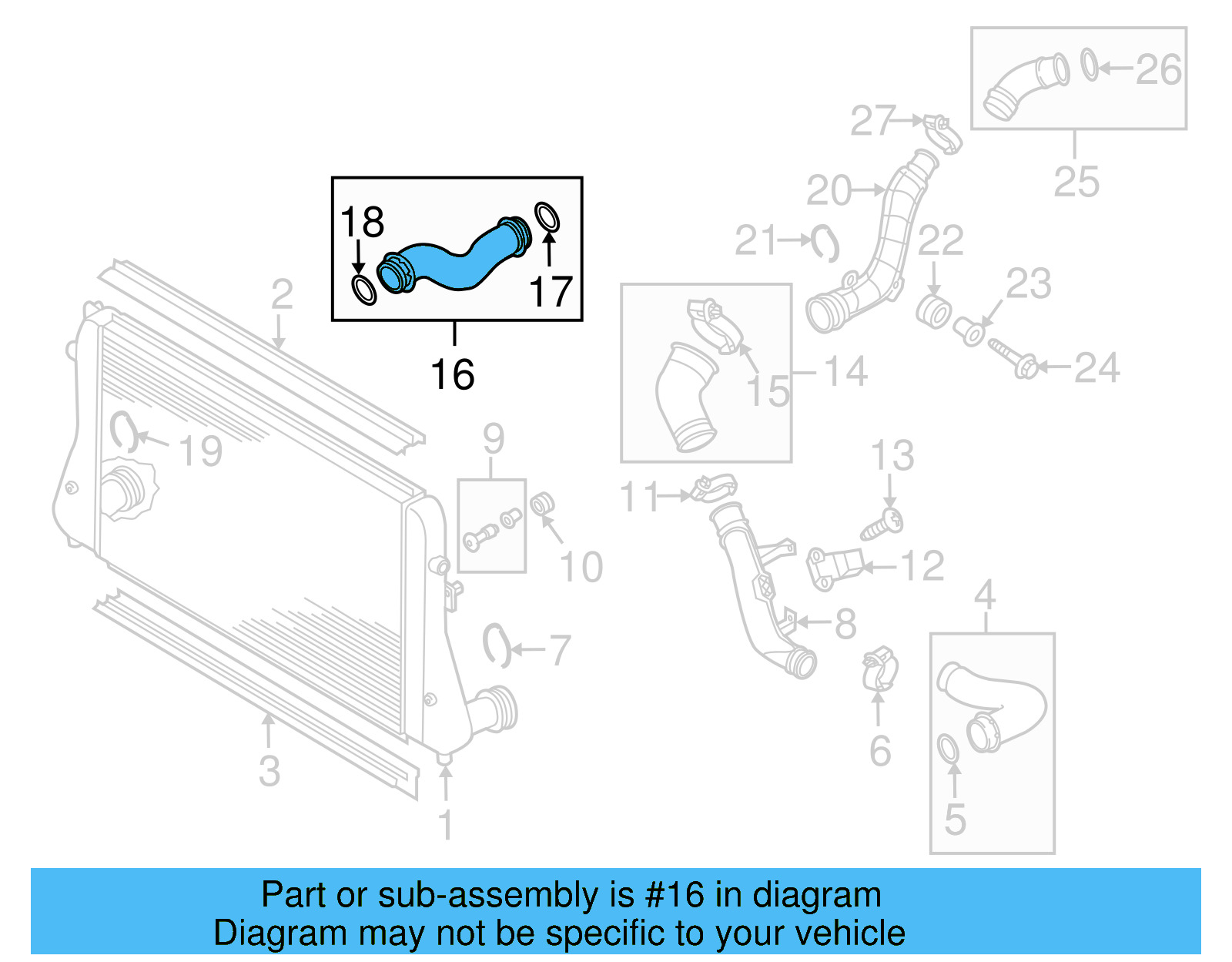 Connector Hose 1K0-145-832-AS