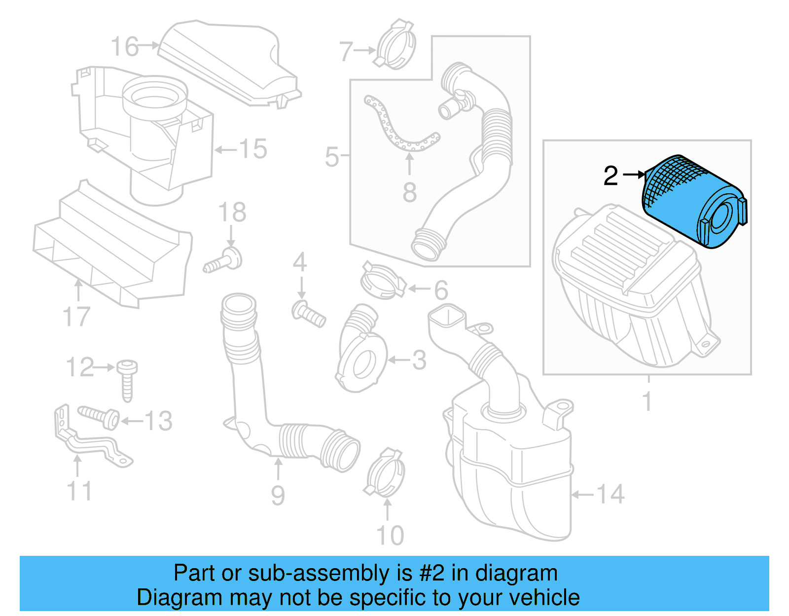 Air Filter 1F0-129-620 - View 16