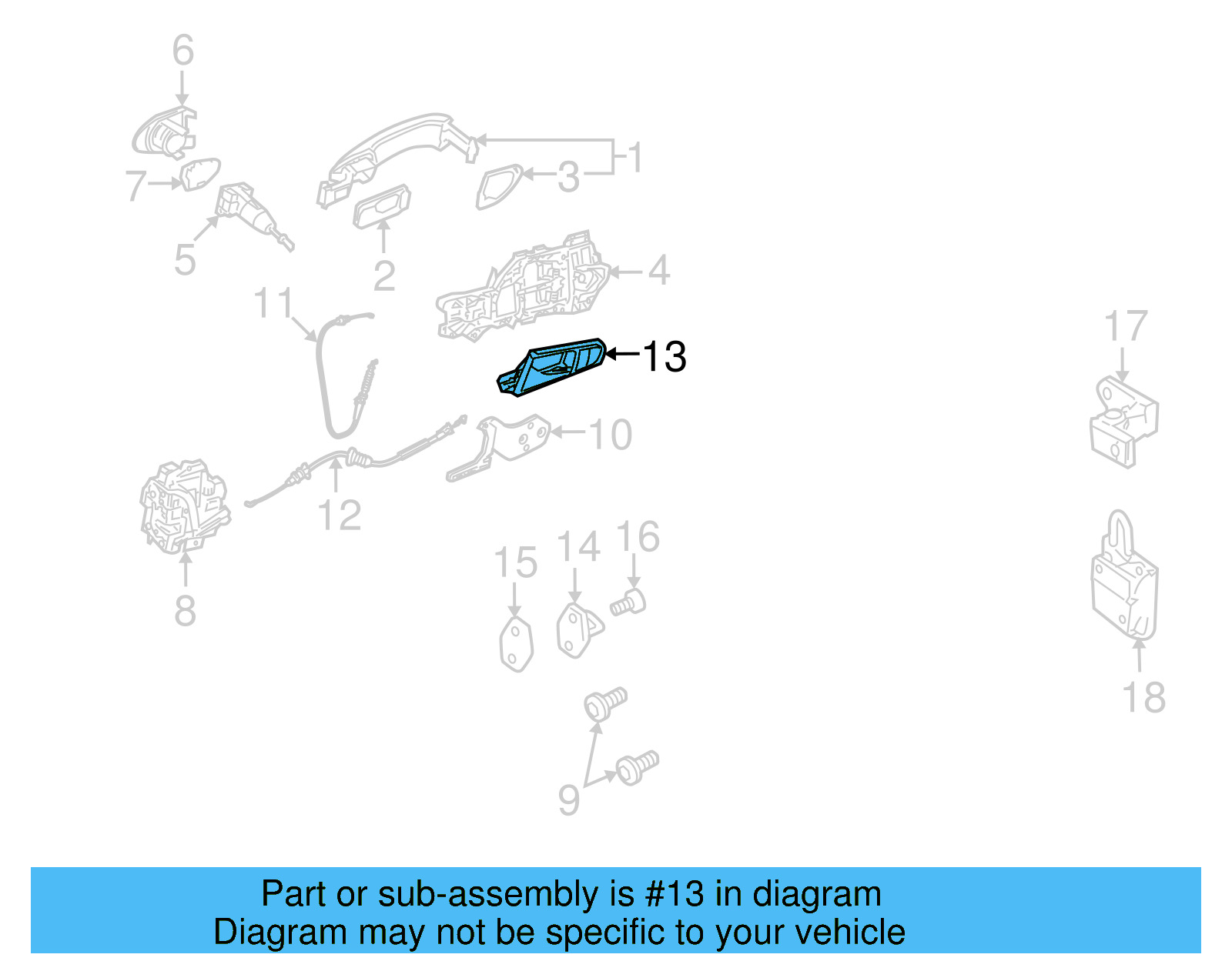Handle, Inside 3C2-837-114-D-ZNX - View 4