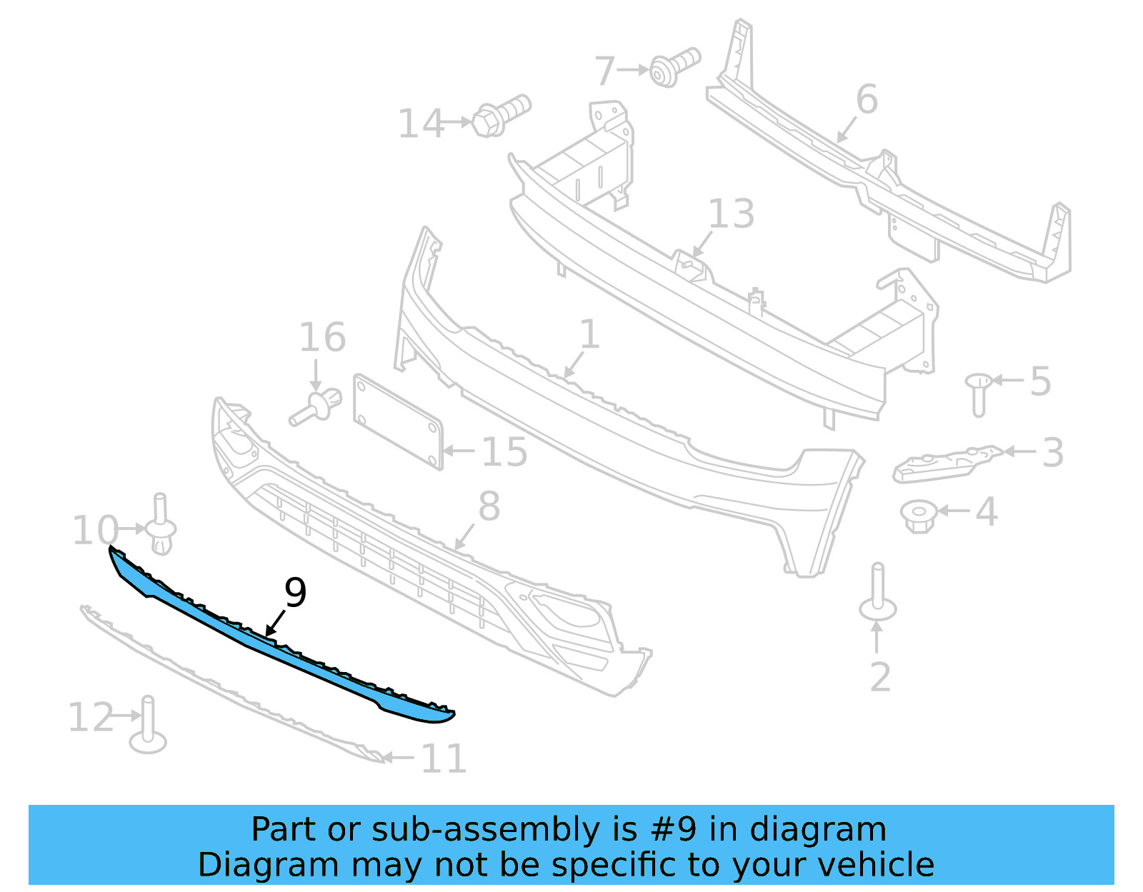 Spoiler 3CN-805-915-9B9 - View 2
