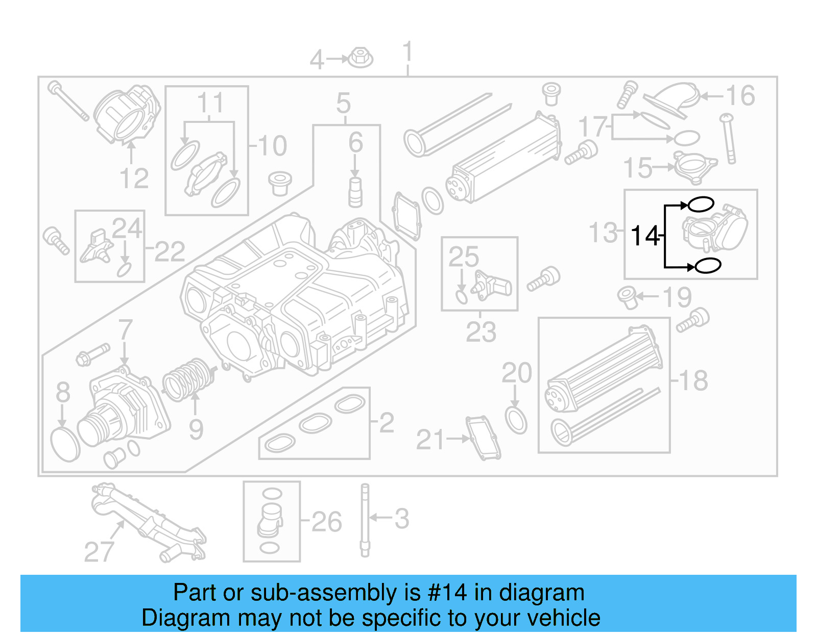 Fuel Injection Throttle Body Seal 06E-145-272-C - View 7