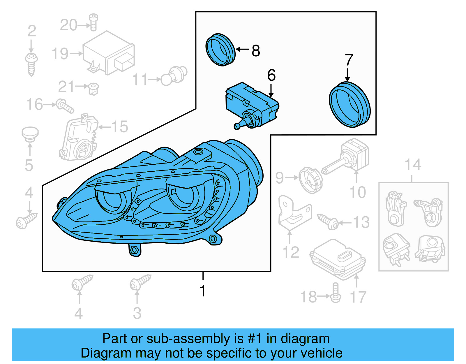 Composite Assembly 1Q0-941-754-C