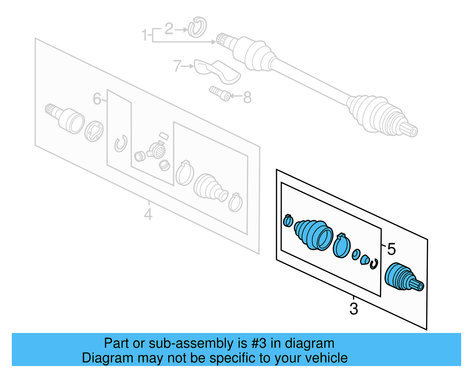 Outer Joint Assembly 5C0-498-099-C - View 15