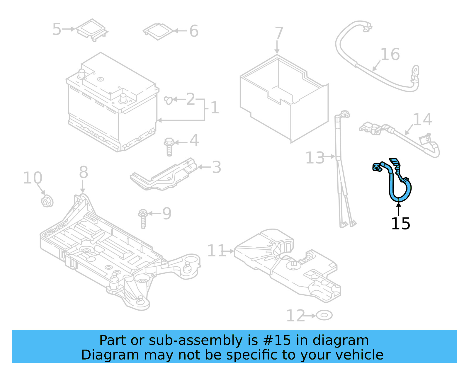 Control Cable 5Q0-915-181-K - View 7