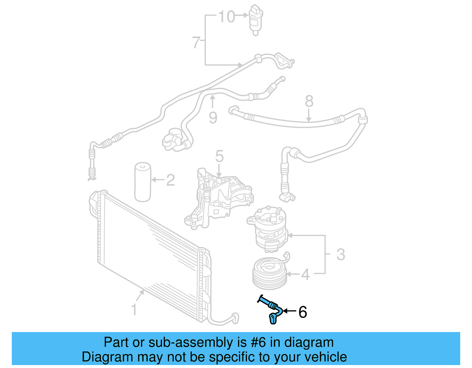 AC Hoses 1C0-820-721-AA - View 4