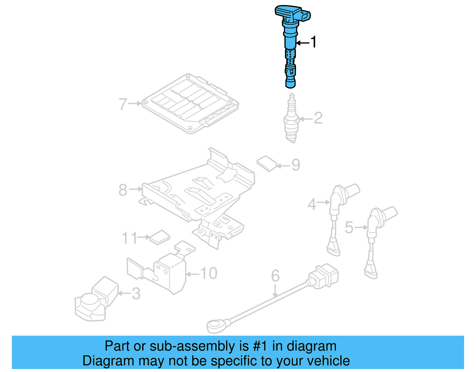 Ignition Coil 07K-905-715-C - View 12