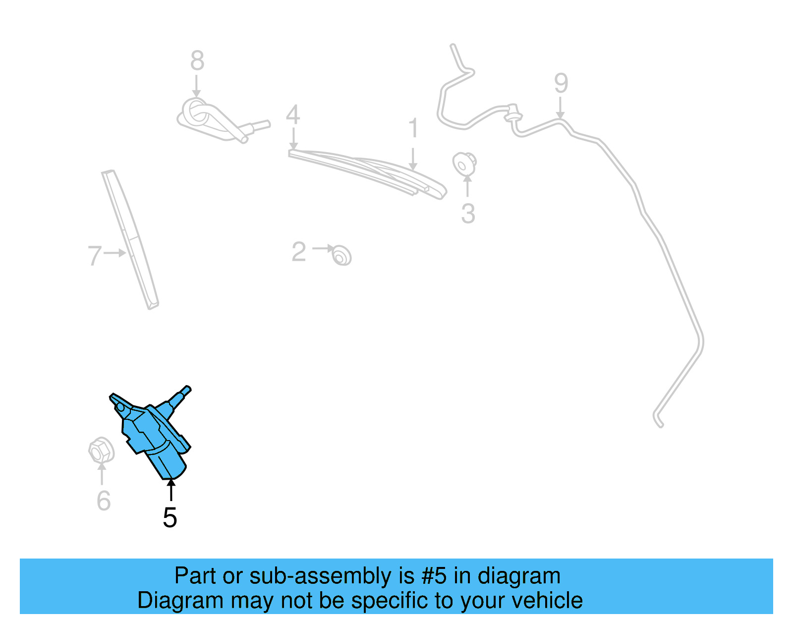 Wiper Motor 7B0-955-711-B - View 5