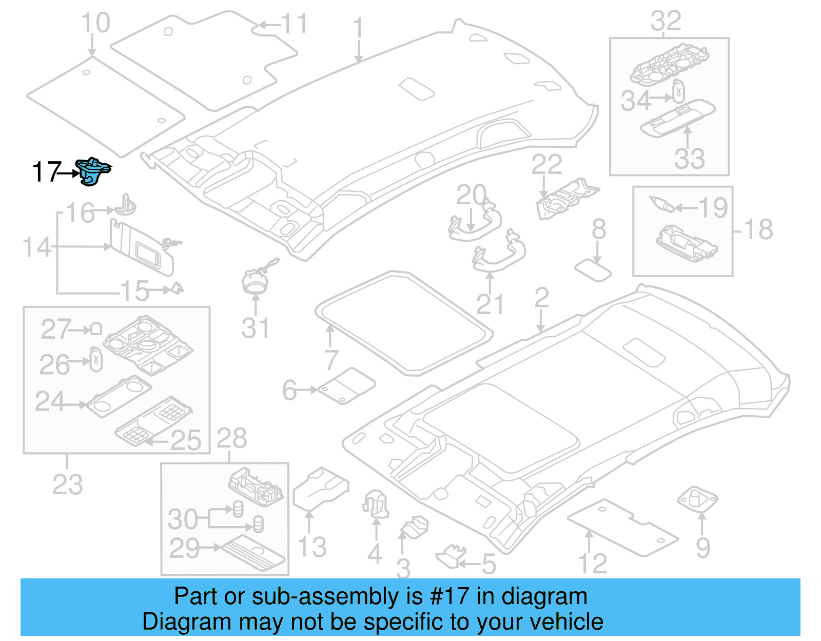 Sun Visor Holder 1K0-857-561-B-82V - View 26