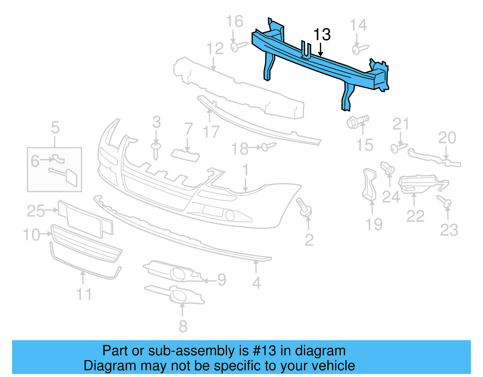 Impact Bar 1Q0-807-109-B - View 6