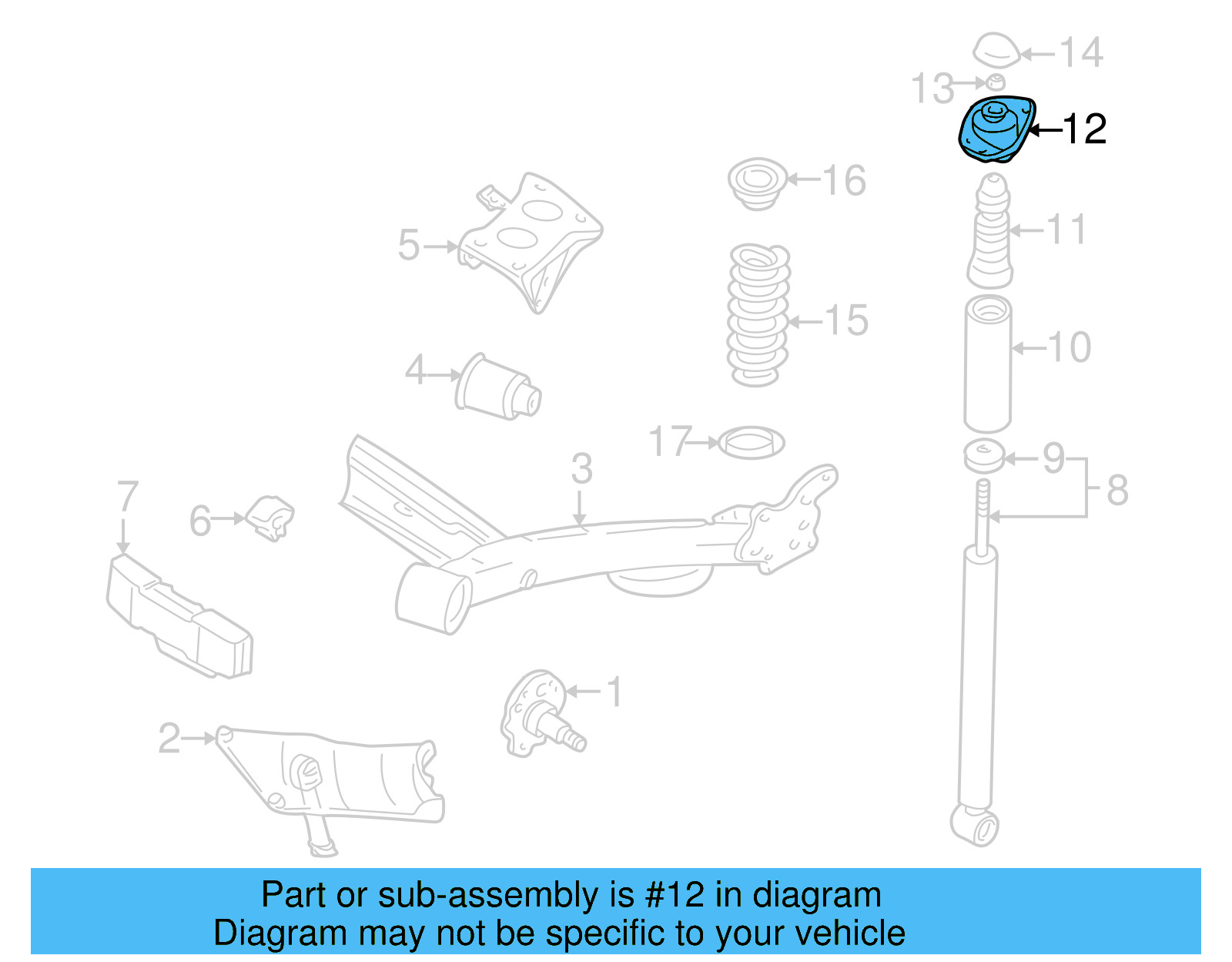 Shock Mount 1J0-513-353-B - View 14