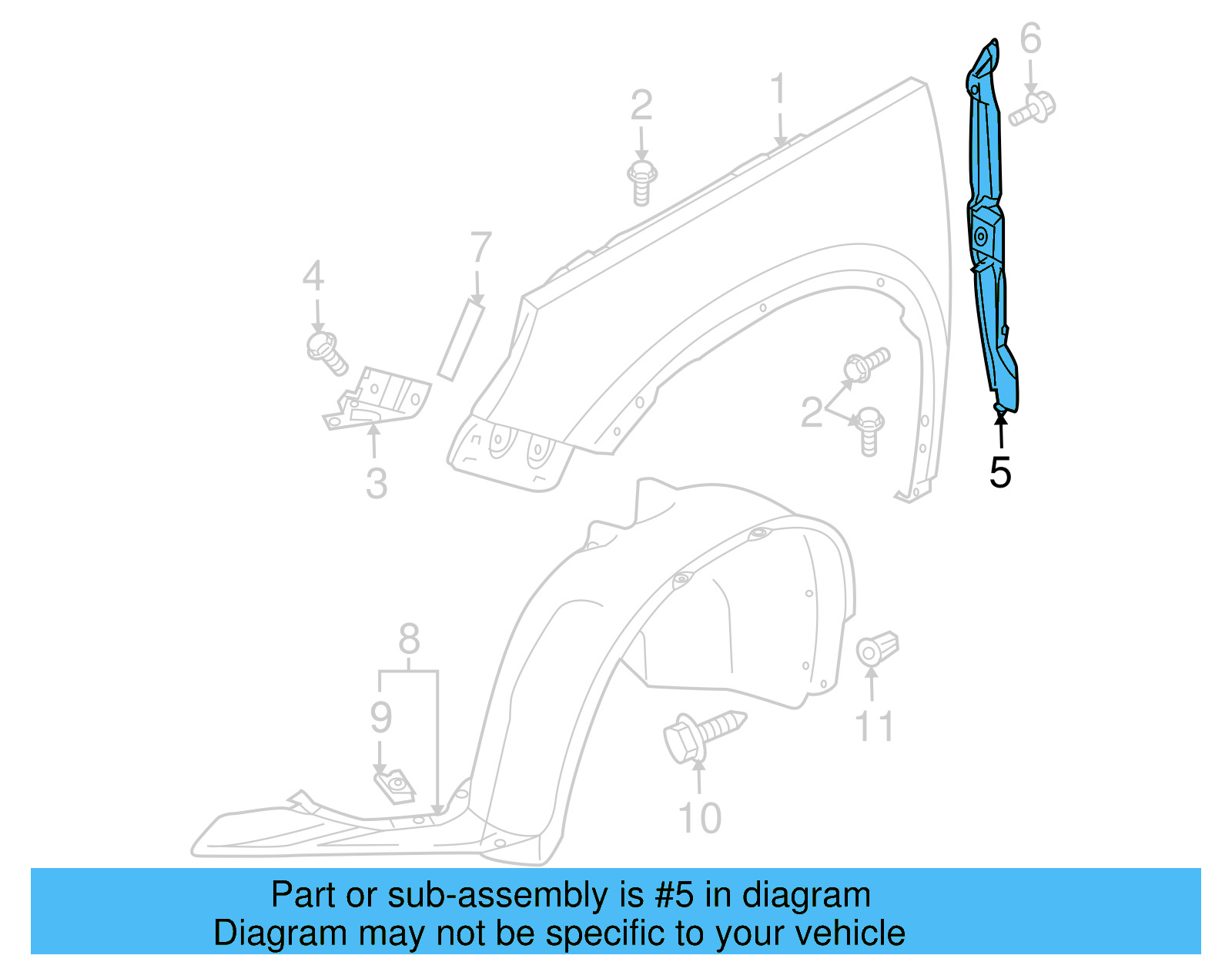 End Plate 5N0-821-111 - View 6