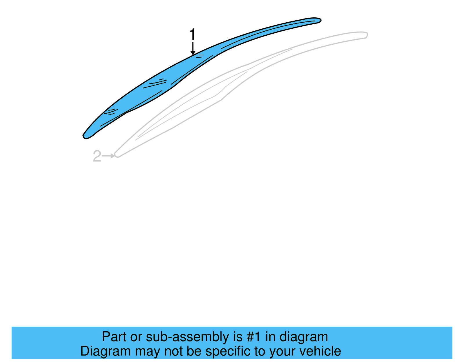 Windshield 7D0-845-099-S - View 2
