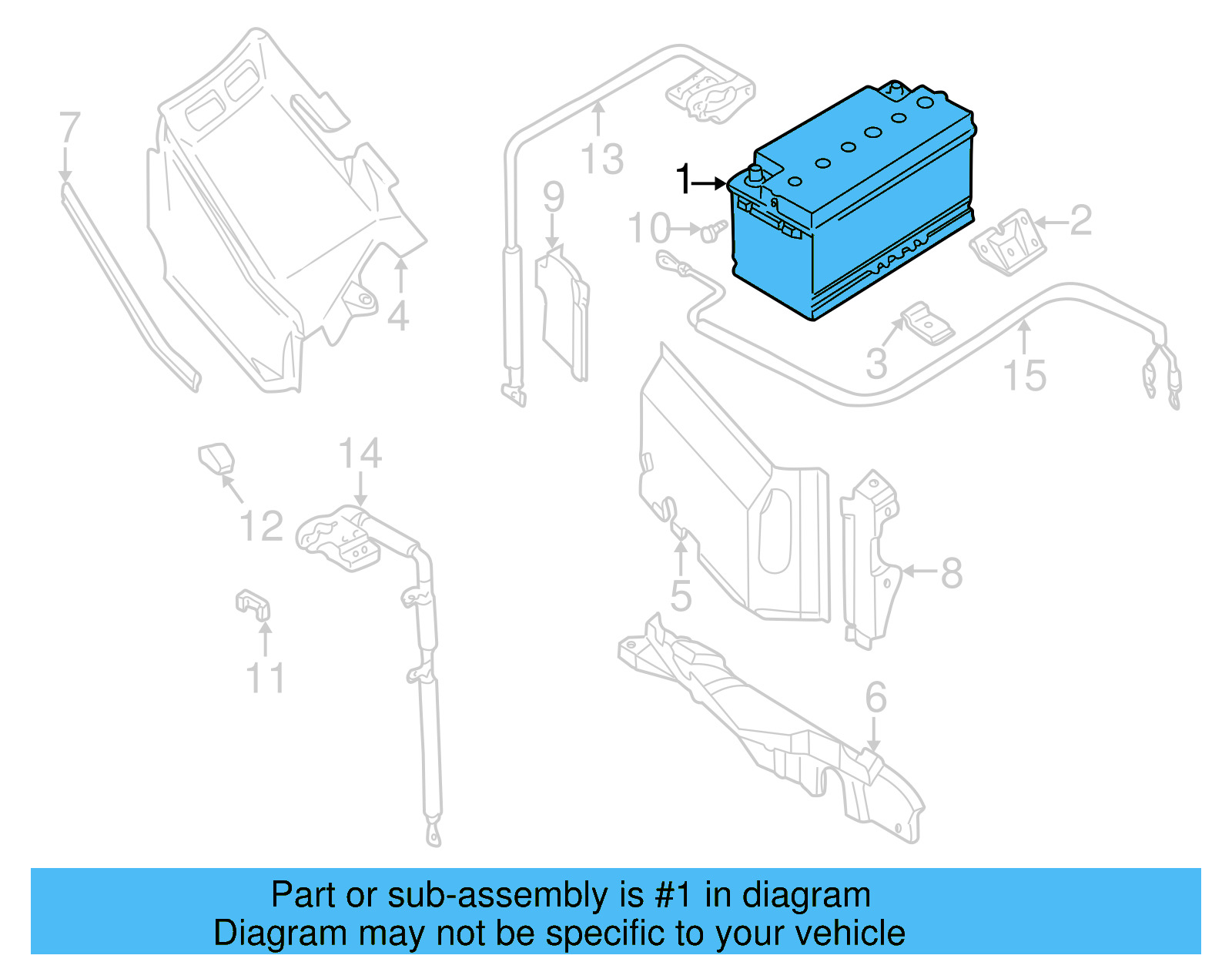 Battery 191-915-105-AB-DSP - View 7