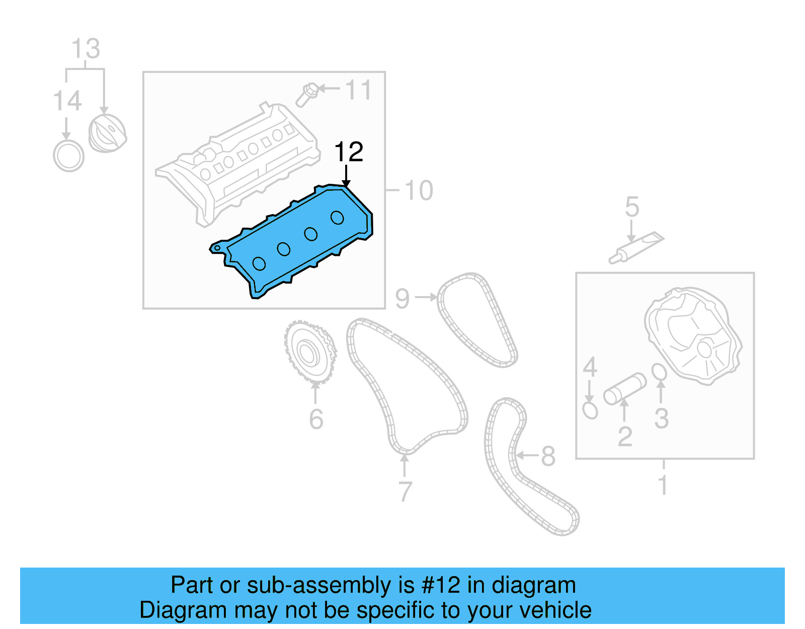 Valve Cover Gasket 079-103-483-T - View 12