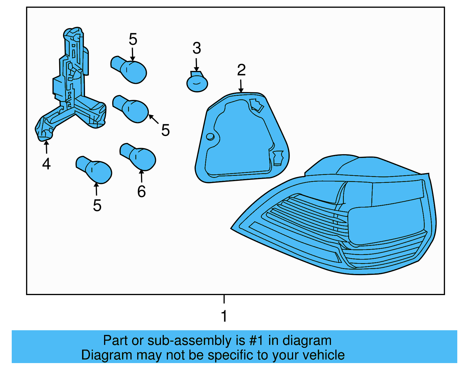 Tail Lamp Assembly 1K9-945-095-D - View 8
