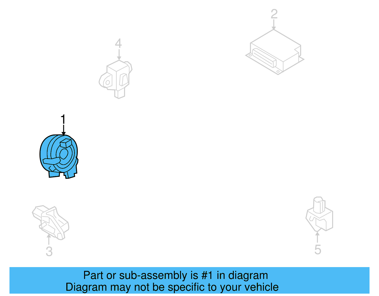 Clock Spring 3C0-959-653-B - View 9