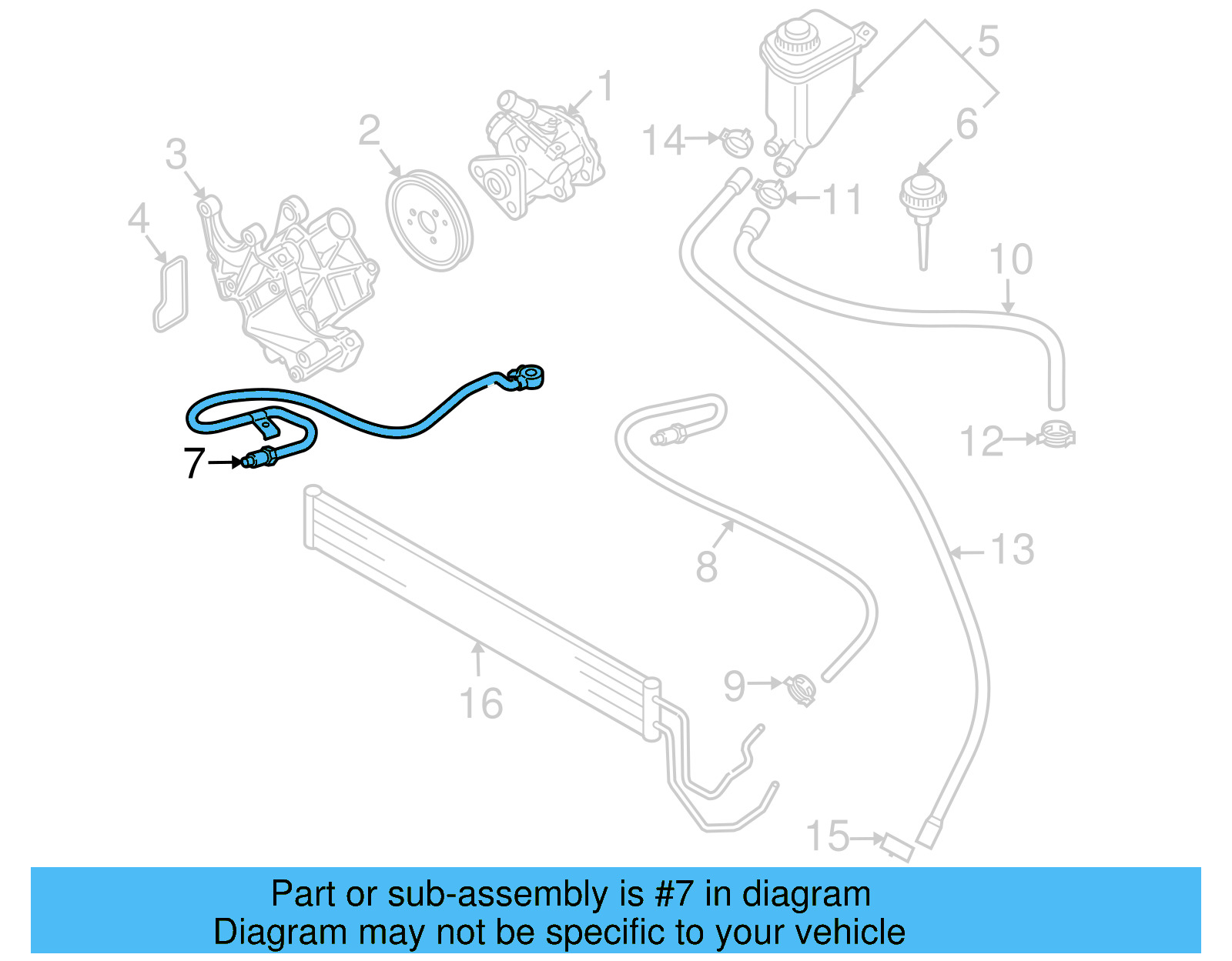 Pressure Hose 7L6-422-893-CG